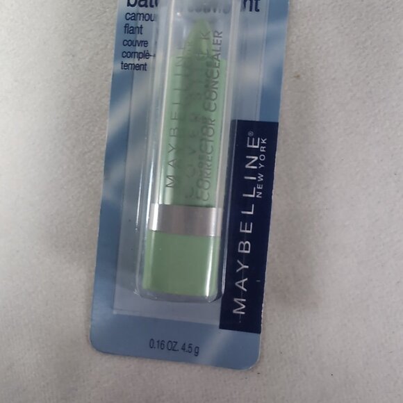 Maybelline Cover Stick Concealer 195 Green Corrects Redness Complete Cover 4.5g - Picture 3 of 6